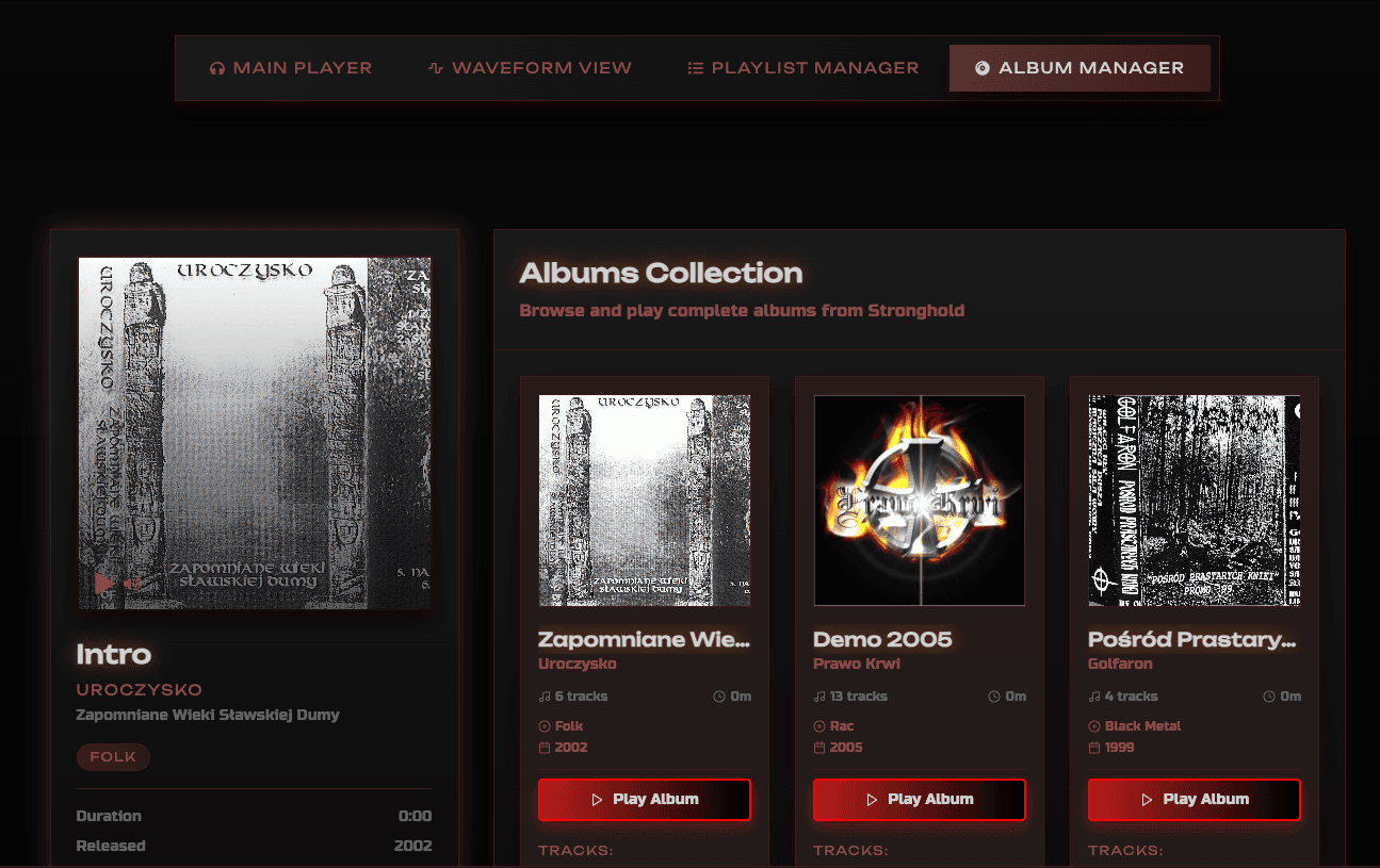 The New Stronghold Music Player: The Ultimate Sound Archive for the Horde - news artykuł w Stronghold Zine