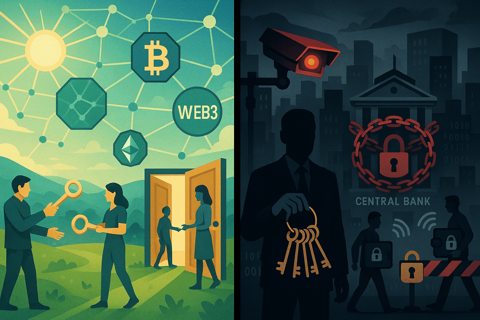 Crypto & Web3 vs. CBDCs: Your Freedom or Digital Chains? - editorial artykuł w Stronghold Zine