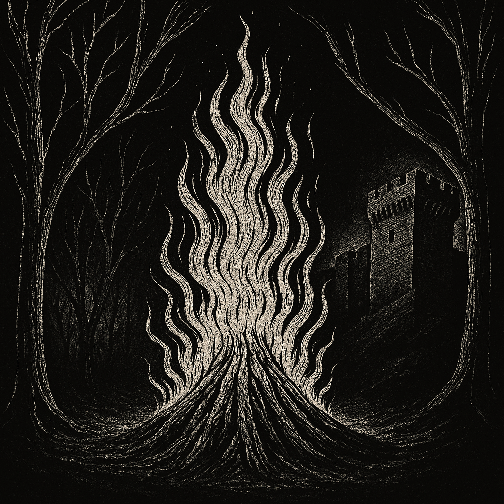 Ancient Slavic symbols and fire